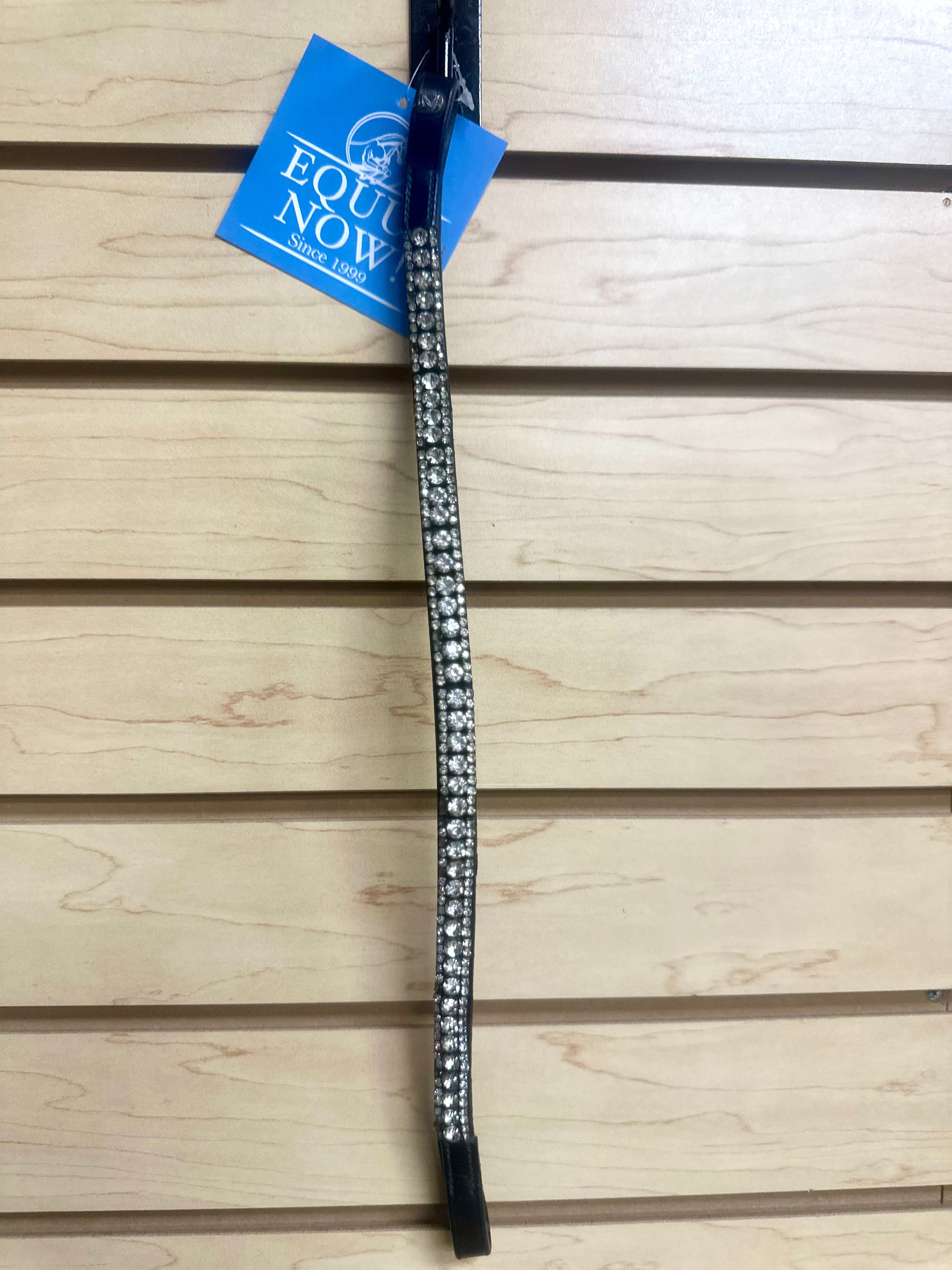 Used Horse Black Crystal Brow Band