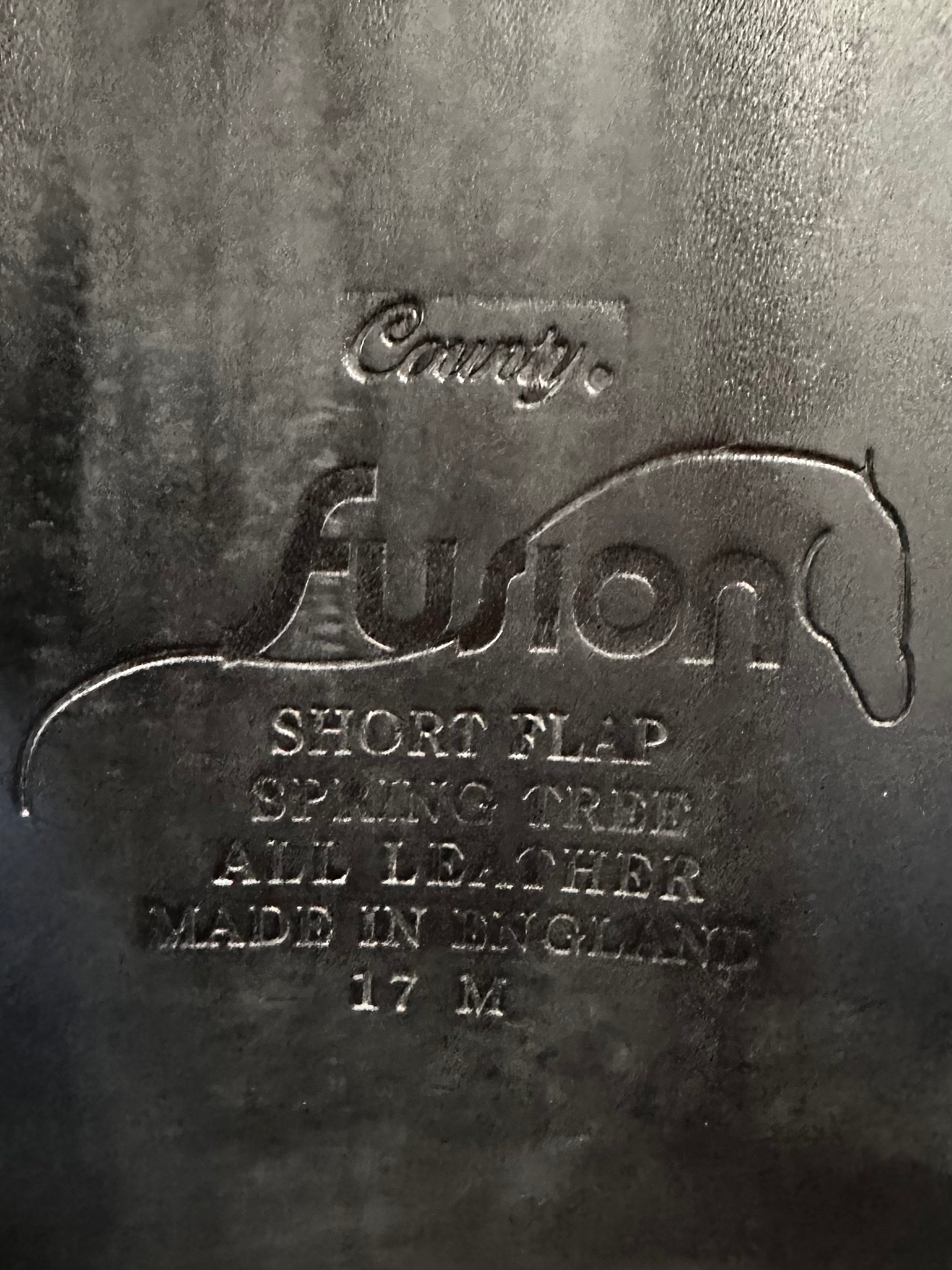 Used County Fusion Dressage Saddle 17" Medium Tree