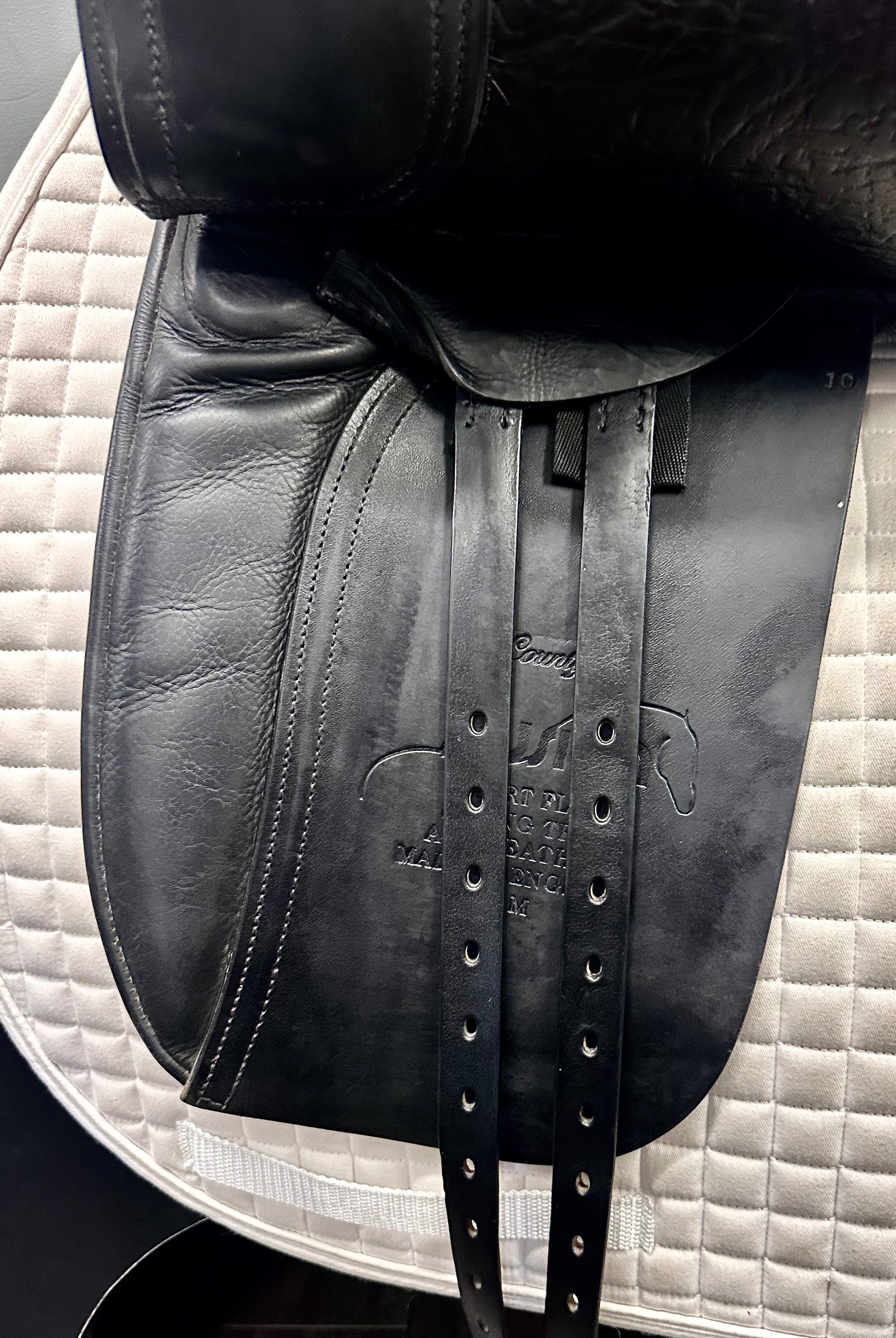 Used County Fusion Dressage Saddle 17" Medium Tree