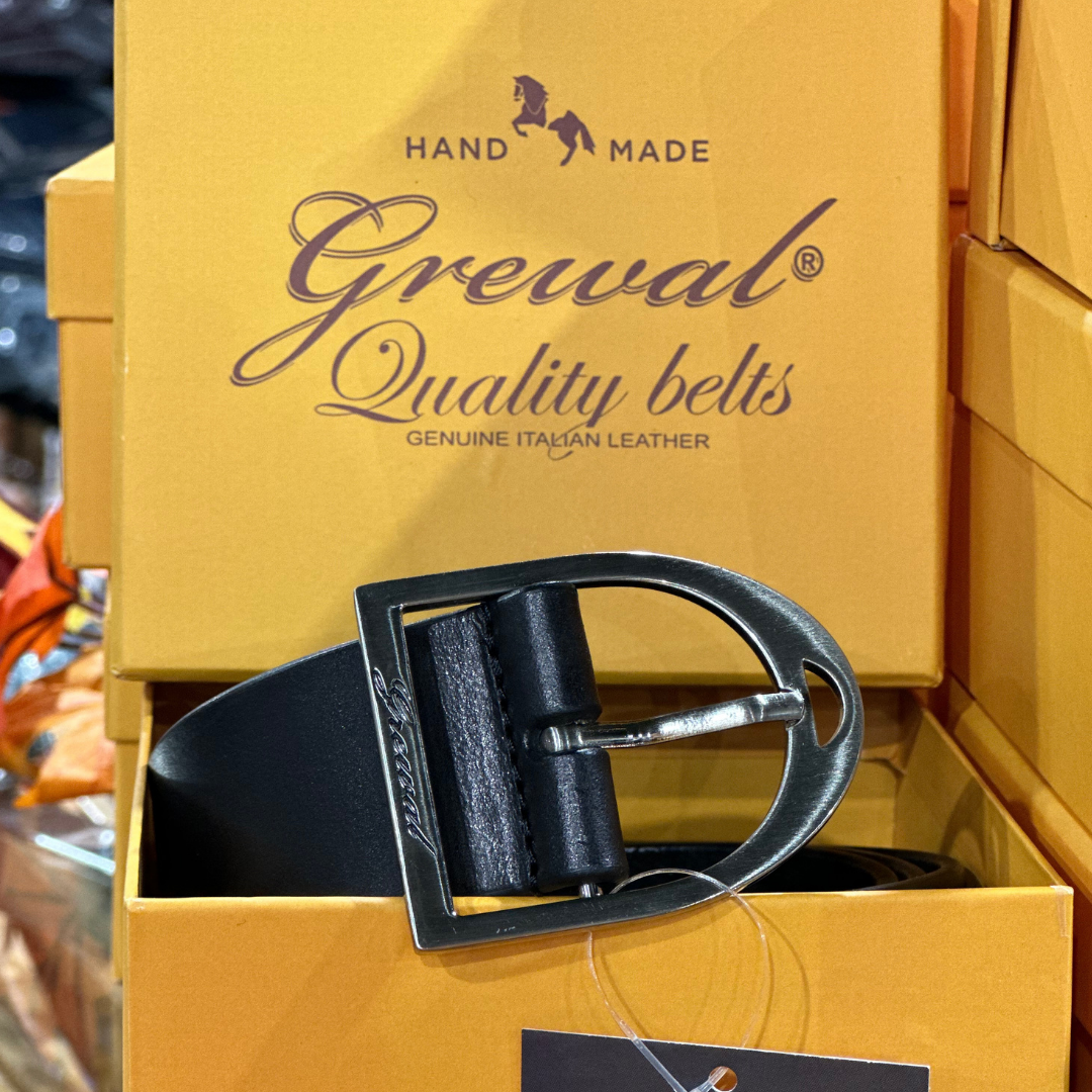 SALE Grewal Equestrian Italian Leather Riding Belt display picture 2
