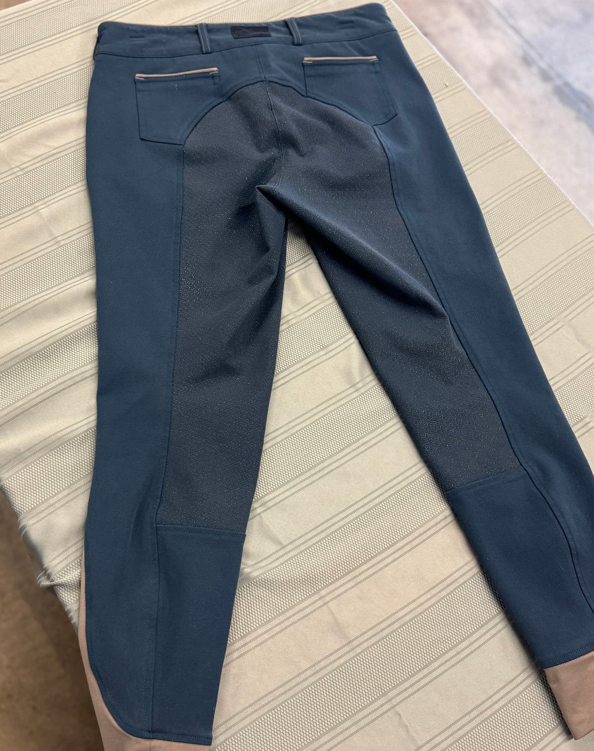 Used Dover Full Seat Breeches Womens 28 Navy
