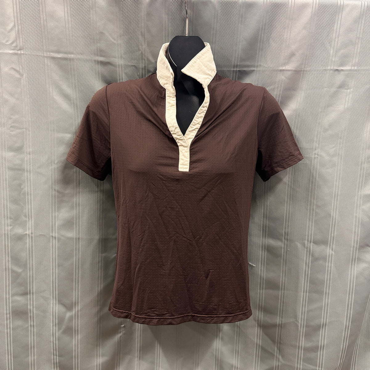 Used Large Brown EIS Short Sleeve Sun Shirt
