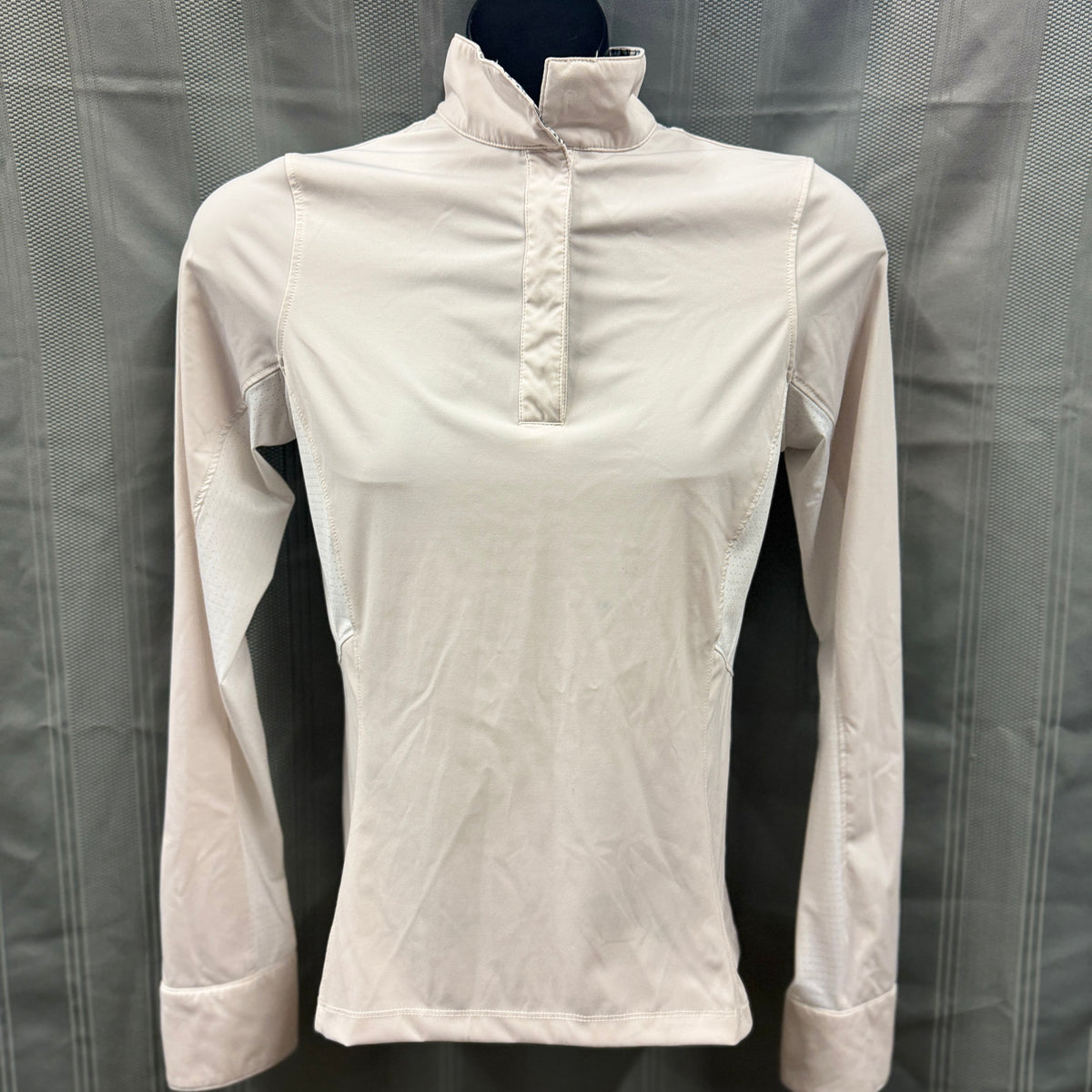 Used Small White Kerrits Show Shirt