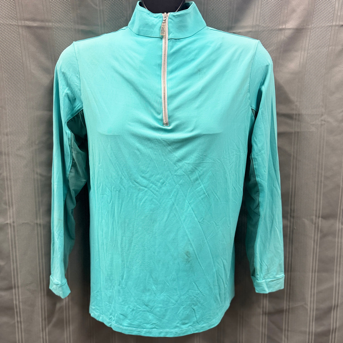Used XL Teal Tailored Sportsman Sun Shirt