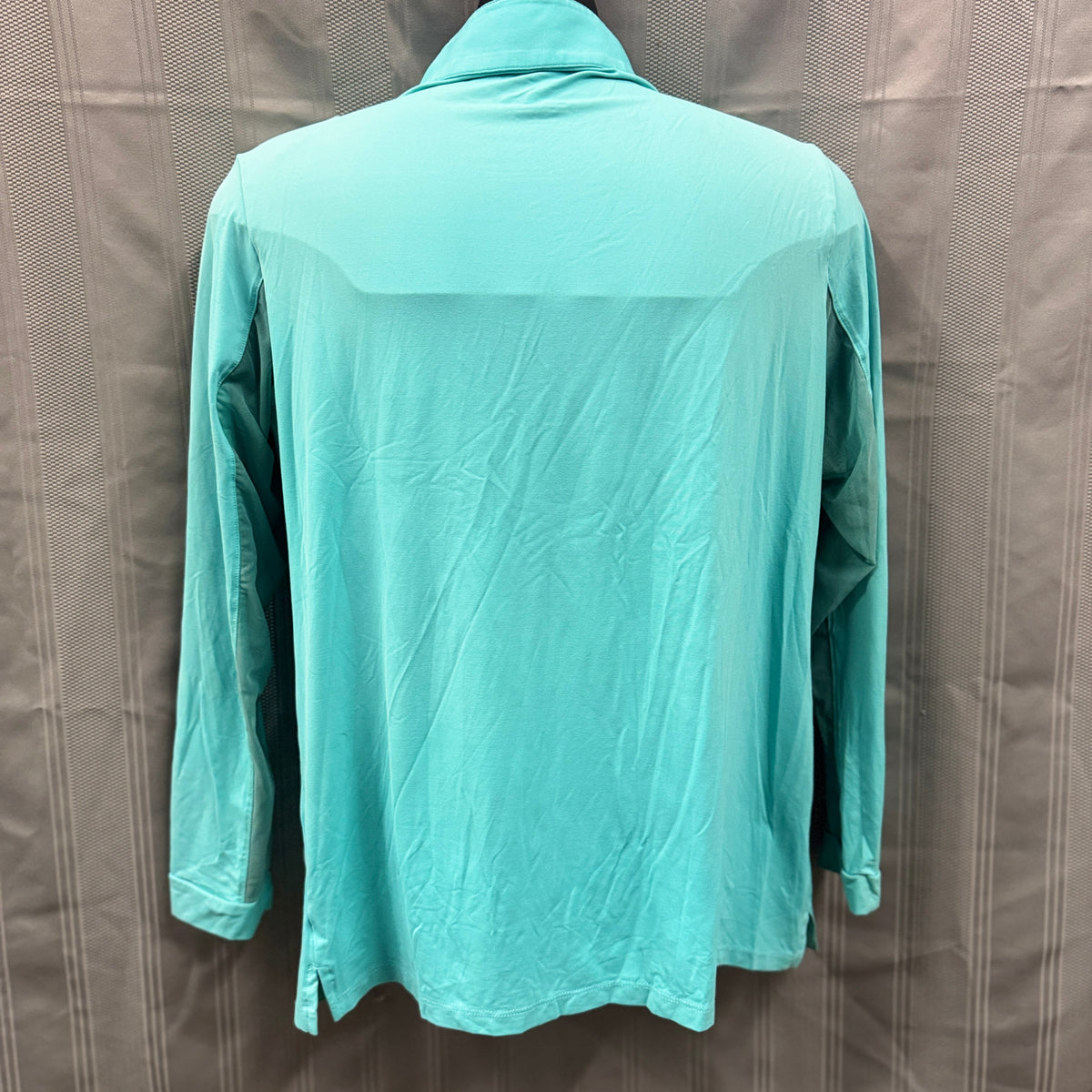 Used XL Teal Tailored Sportsman Sun Shirt