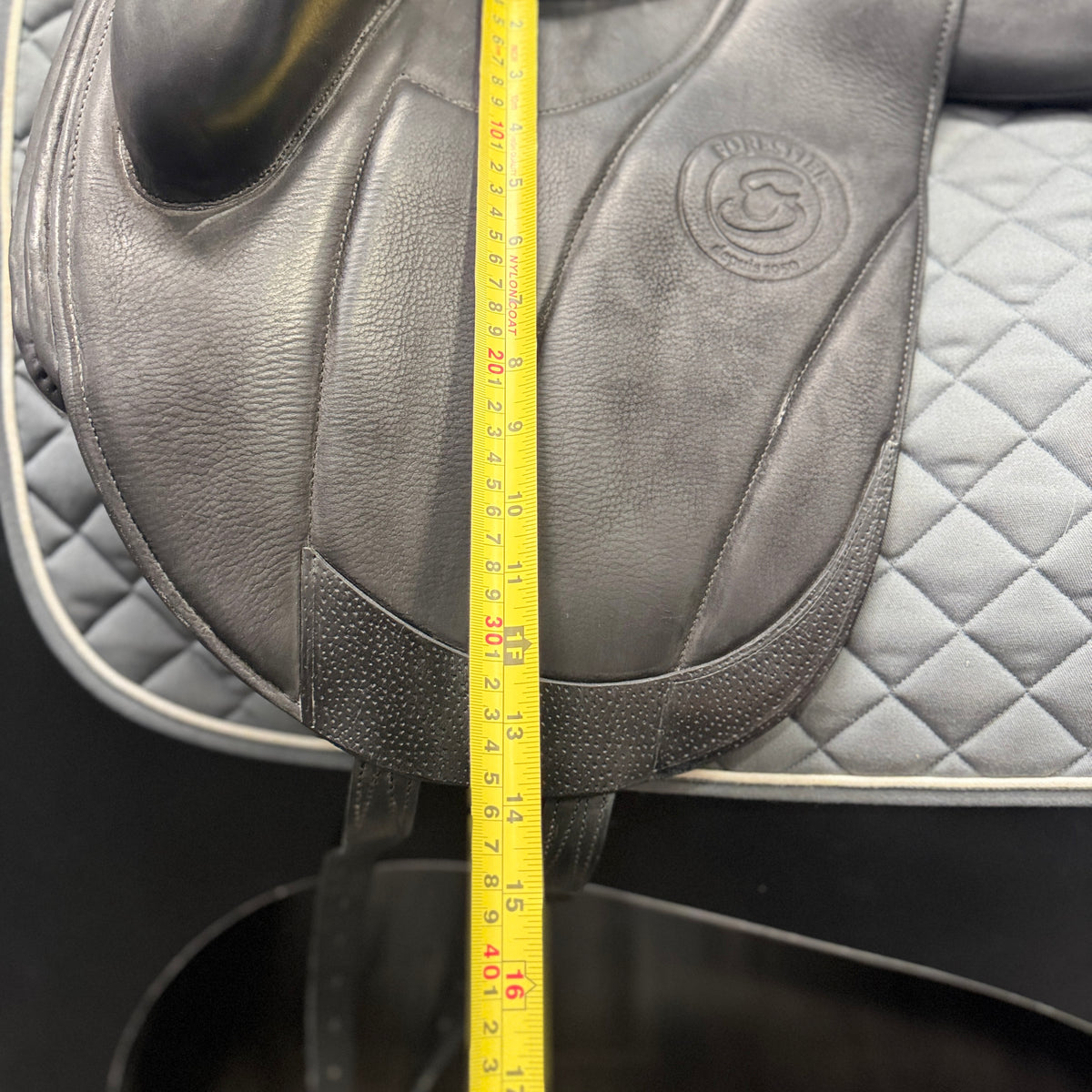 Used Forestier Aachen Dressage Saddle 17" Medium Tree