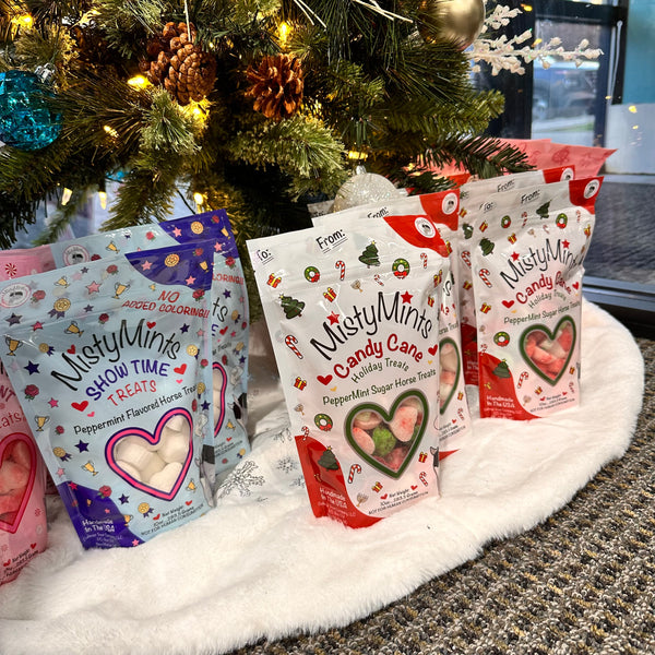 Misty Mints Candy Cane Holiday Horse Treats