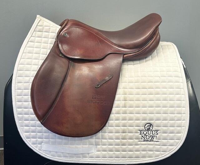 Used Stubben Edelweiss Junior Jump Saddle 15" Medium Wide Gullet