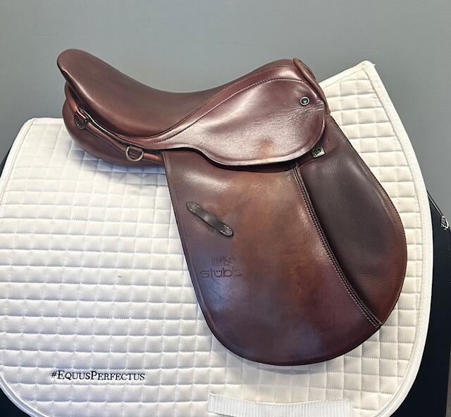 Used Stubben Edelweiss Junior Jump Saddle 15" Medium Wide Gullet