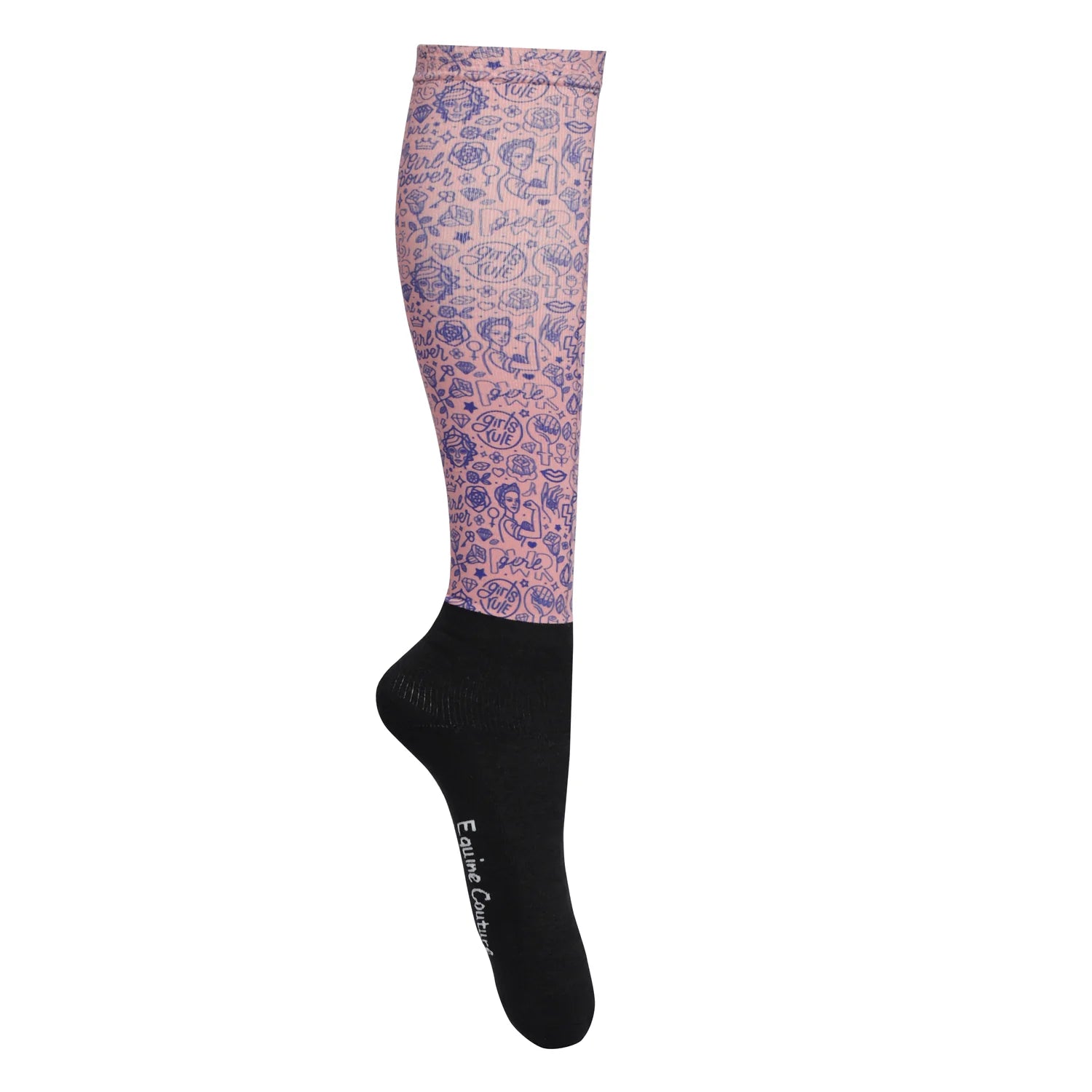 Equine Couture Printed Over-the-Calf Boot Socks