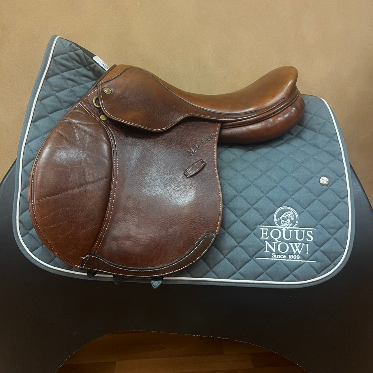 Used M. Toulouse Denisse Jump Saddle 17" Adjustable Tree - sku to order - 8000300