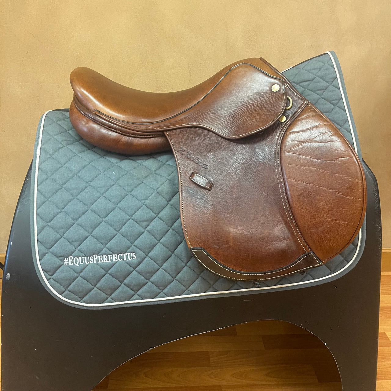 Used M. Toulouse Denisse Jump Saddle 17" Adjustable Tree - sku to order - 8000300