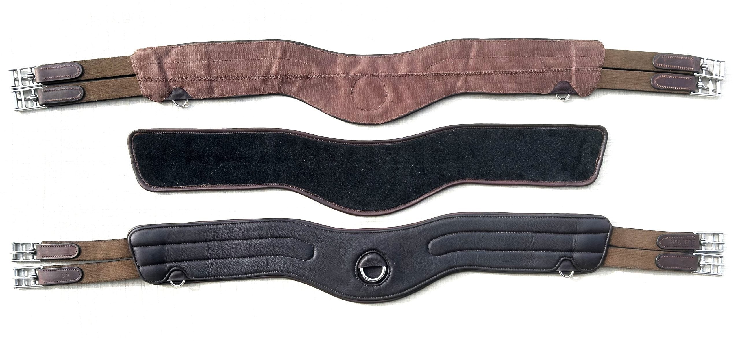 KL Select Black Oak Contoured Hunter Girth with Removable Liner