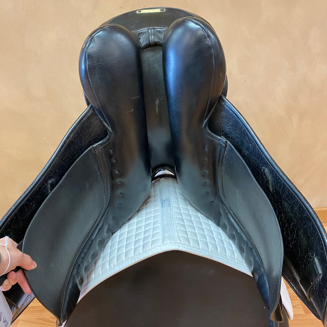 Used County Perfection Dressage Saddle 17.5 Inch Medium Tree - sku to order - 9000312