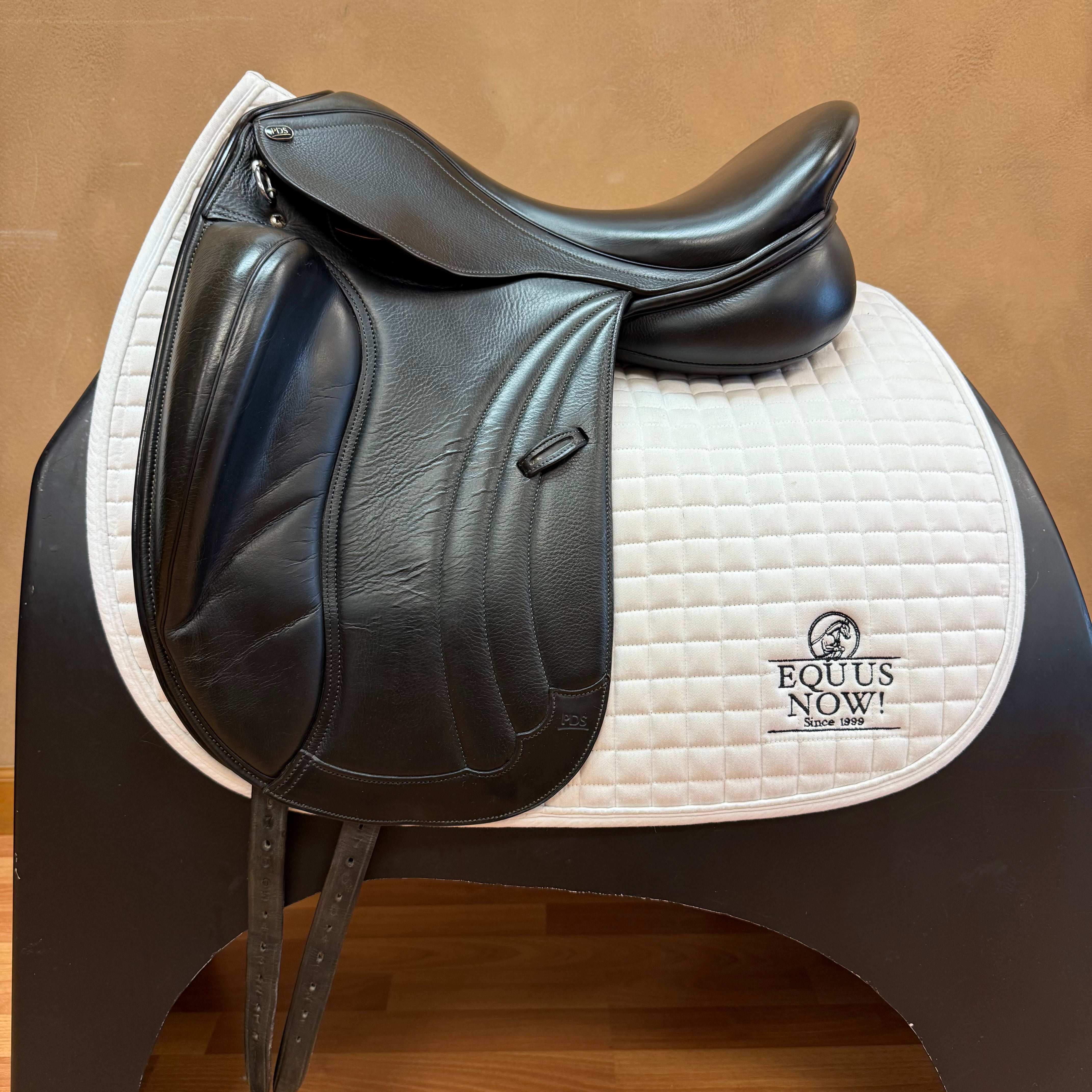 Used PDS Carl Hester Dressage Saddle 17.5" Medium Wide