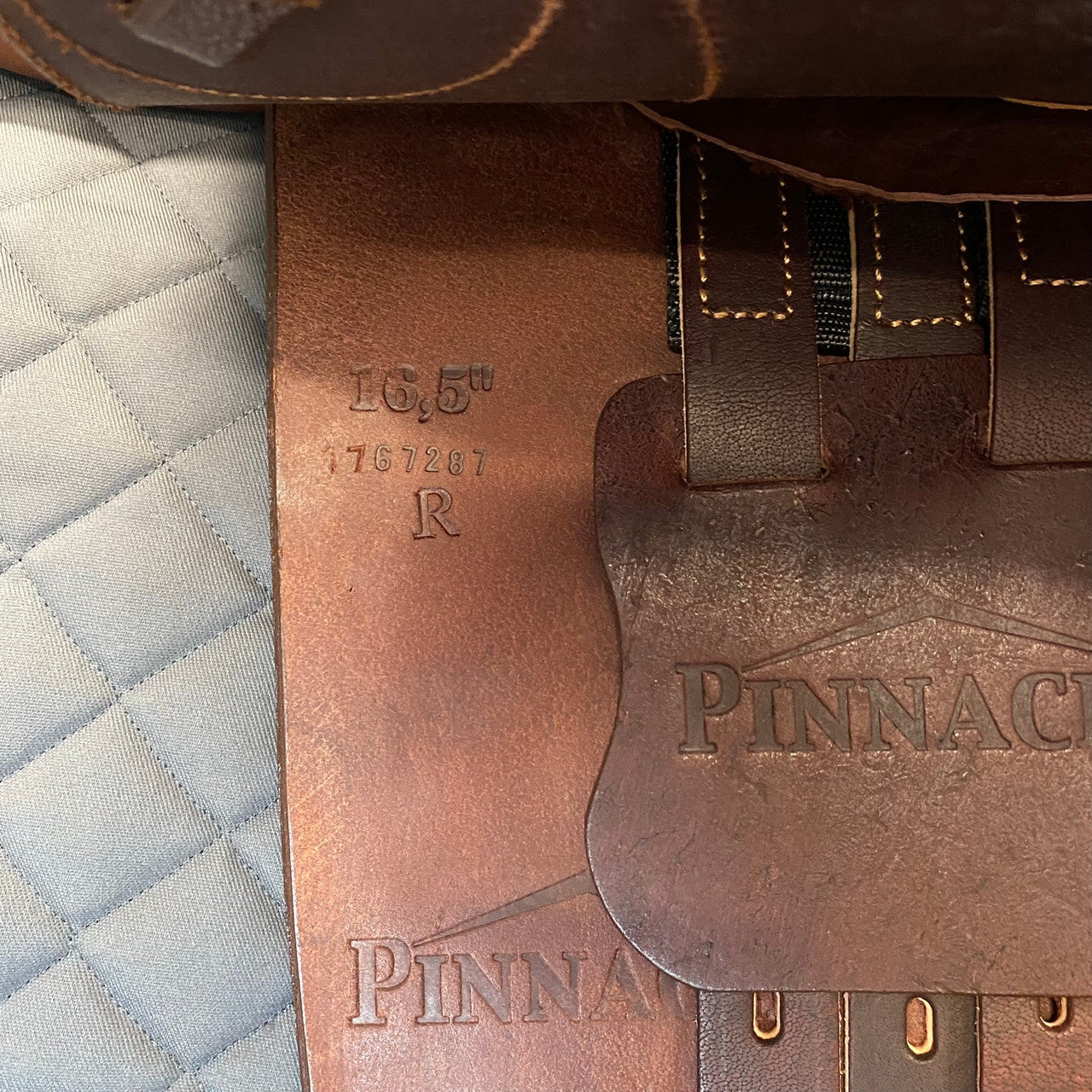 Used Pinnacle Kirkby Jump Saddle 16.5" Medium Wide Tree