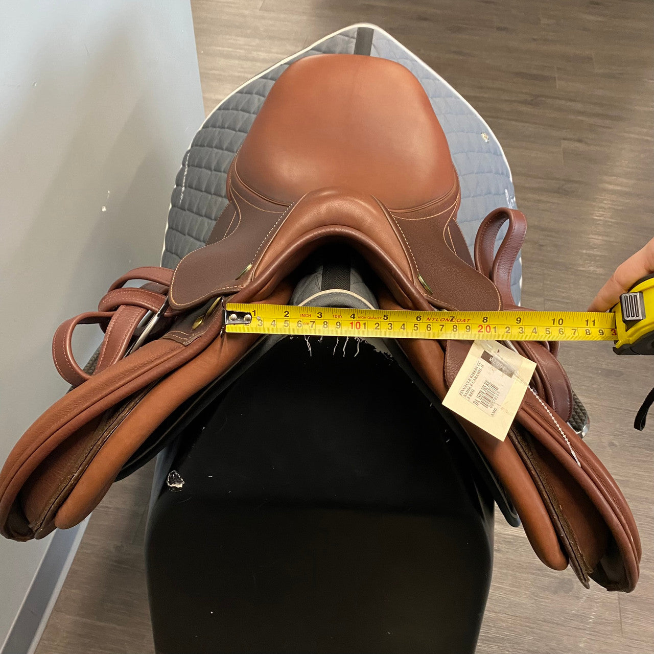 Used Pinnacle Kirkby Jump Saddle 16.5" Medium Wide Tree