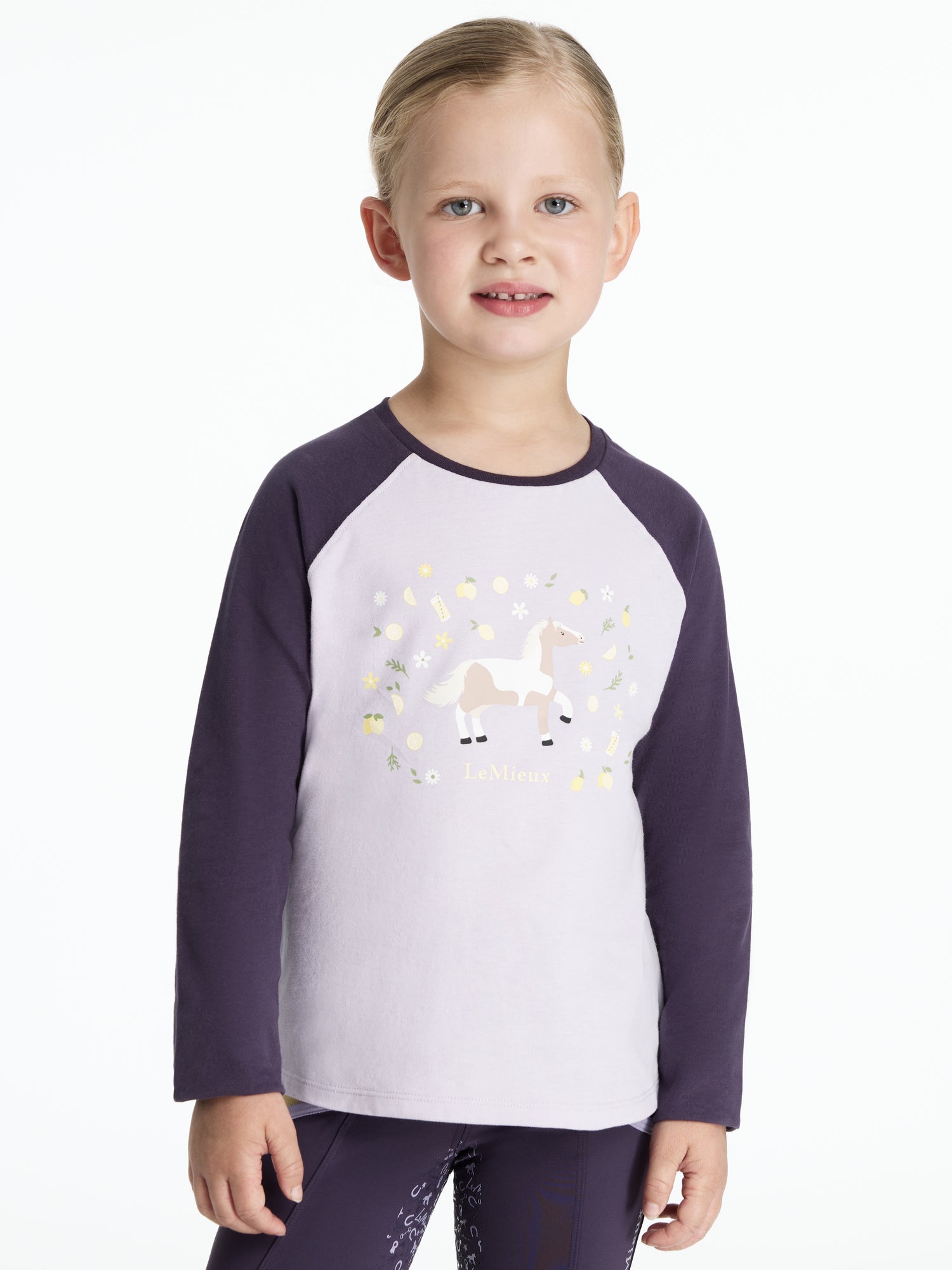 LeMieux Mini Jamie Lemon Long Sleeve Top