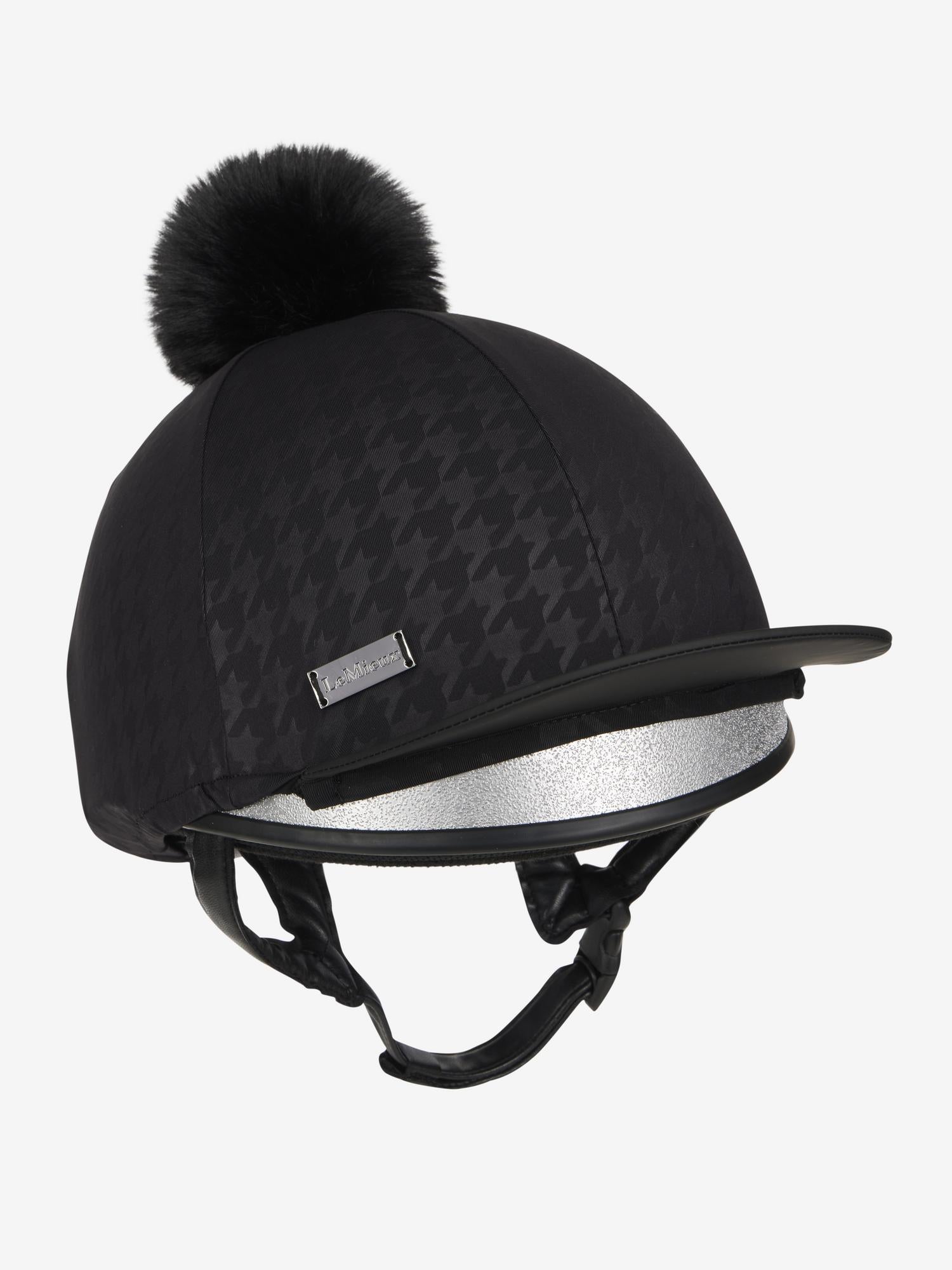 LeMieux Aspen Houndstooth Helmet Silk