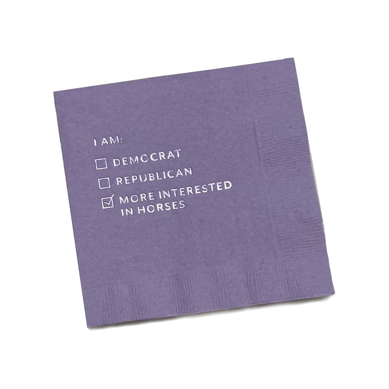 Mare Modern Goods I'm Interested in Horses Cocktail Napkins - sku to order - 60042341