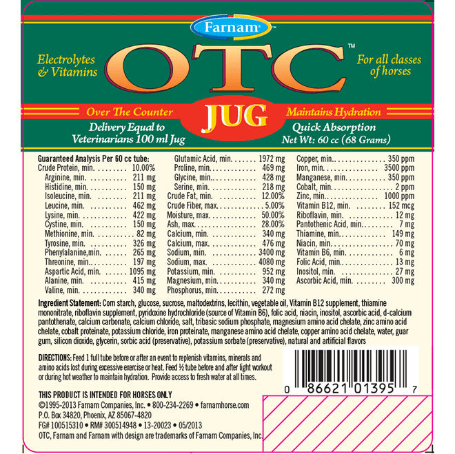 OTC JUG Electrolytes and Vitamins - sku to order - 8475