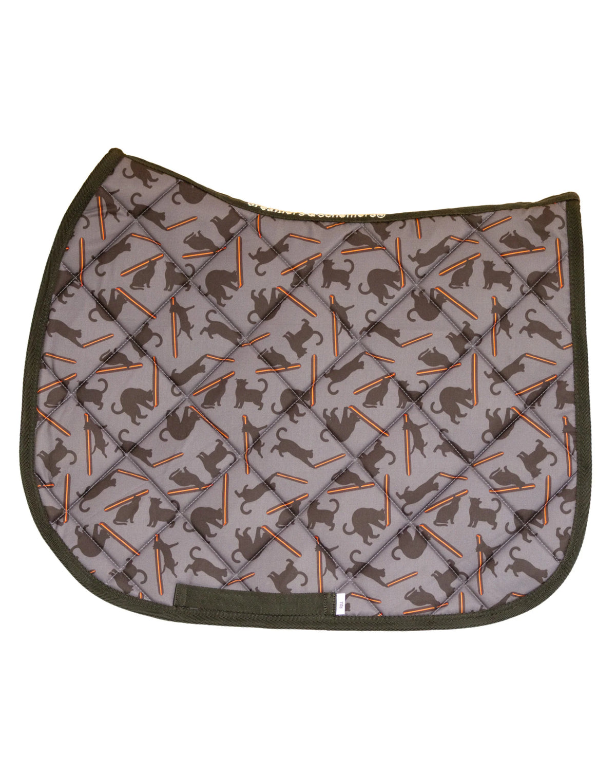 Dreamers & Schemers All Purpose Saddle Pad - Laser Cats