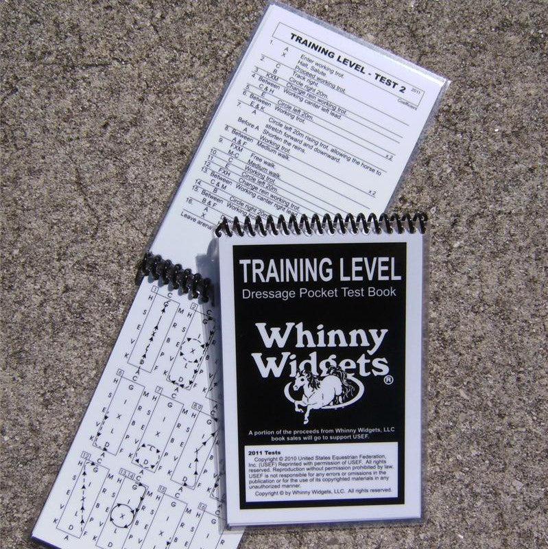 Whinny Widgets Training Level Dressage Test Book - sku to order - 115620