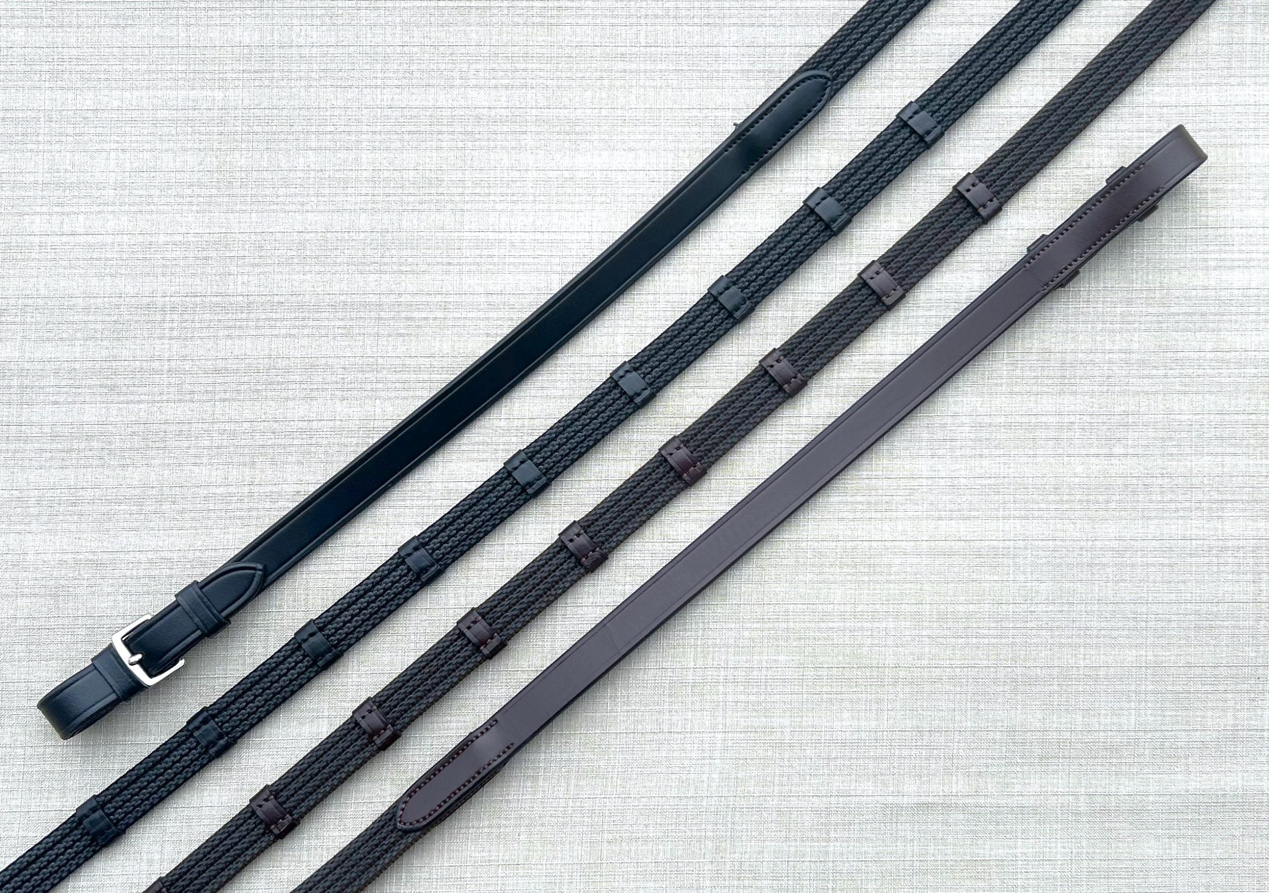 KL Select Black Oak 5/8" Sure Hold Reins