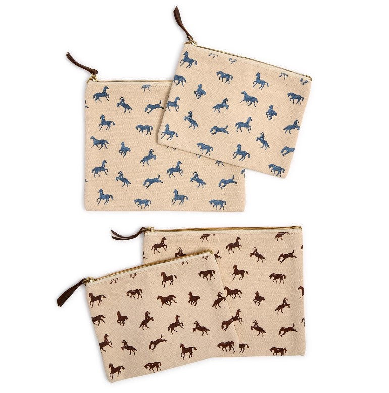 Horse Silhouette Printed Multipurpose Pouch
