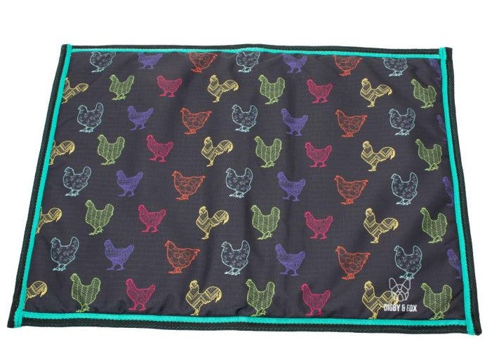 Digby & Fox Waterproof Dog Bed - Chickens - main