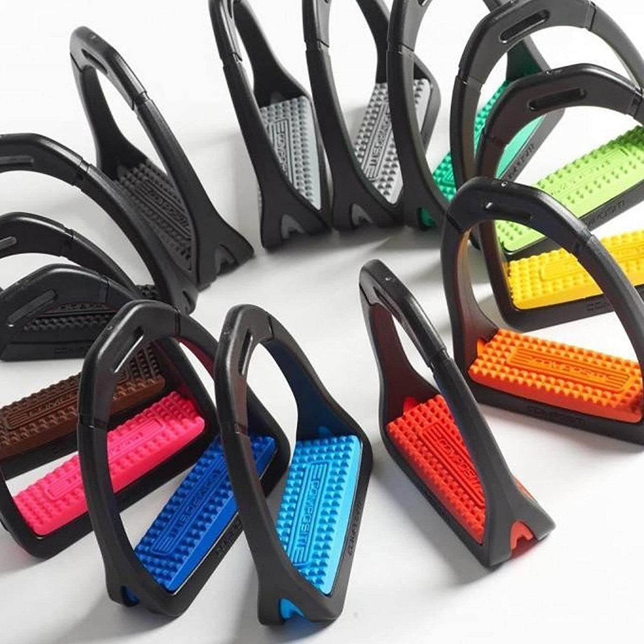 Premium Profile Stirrups - Black - sku to order - 64460