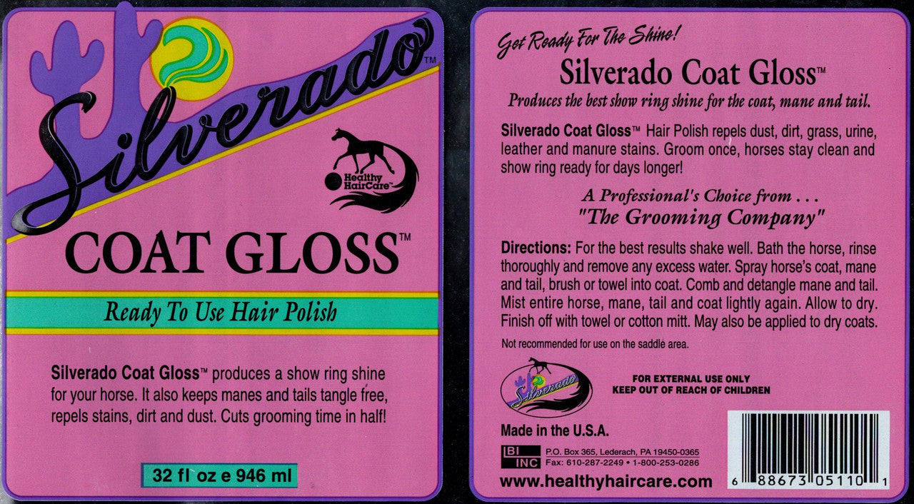 Healthy HairCare Silverado Coat Gloss - 32 oz - sku to order - 116912