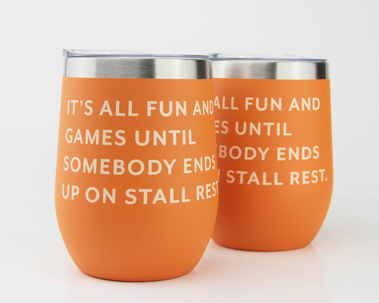 Mare Modern Goods Wine Tumbler: Stall Rest - sku to order - 118003