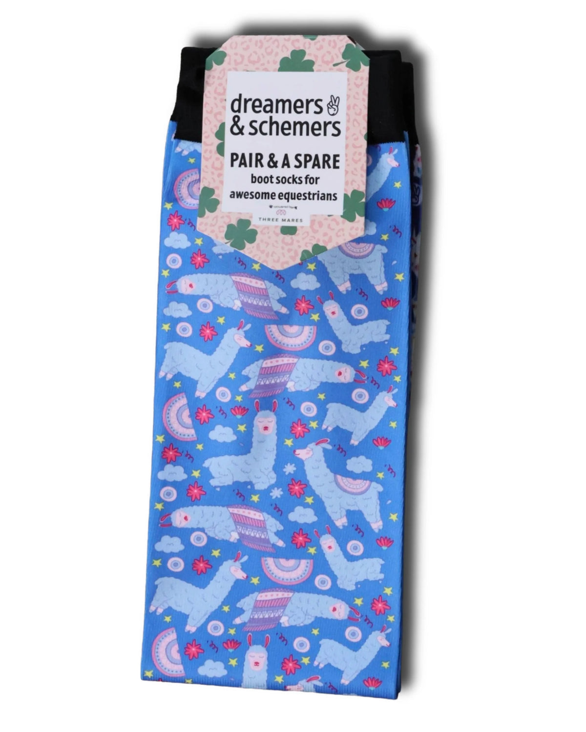 Dreamers & Schemers Pair & A Spare Socks - Sleepy Llama