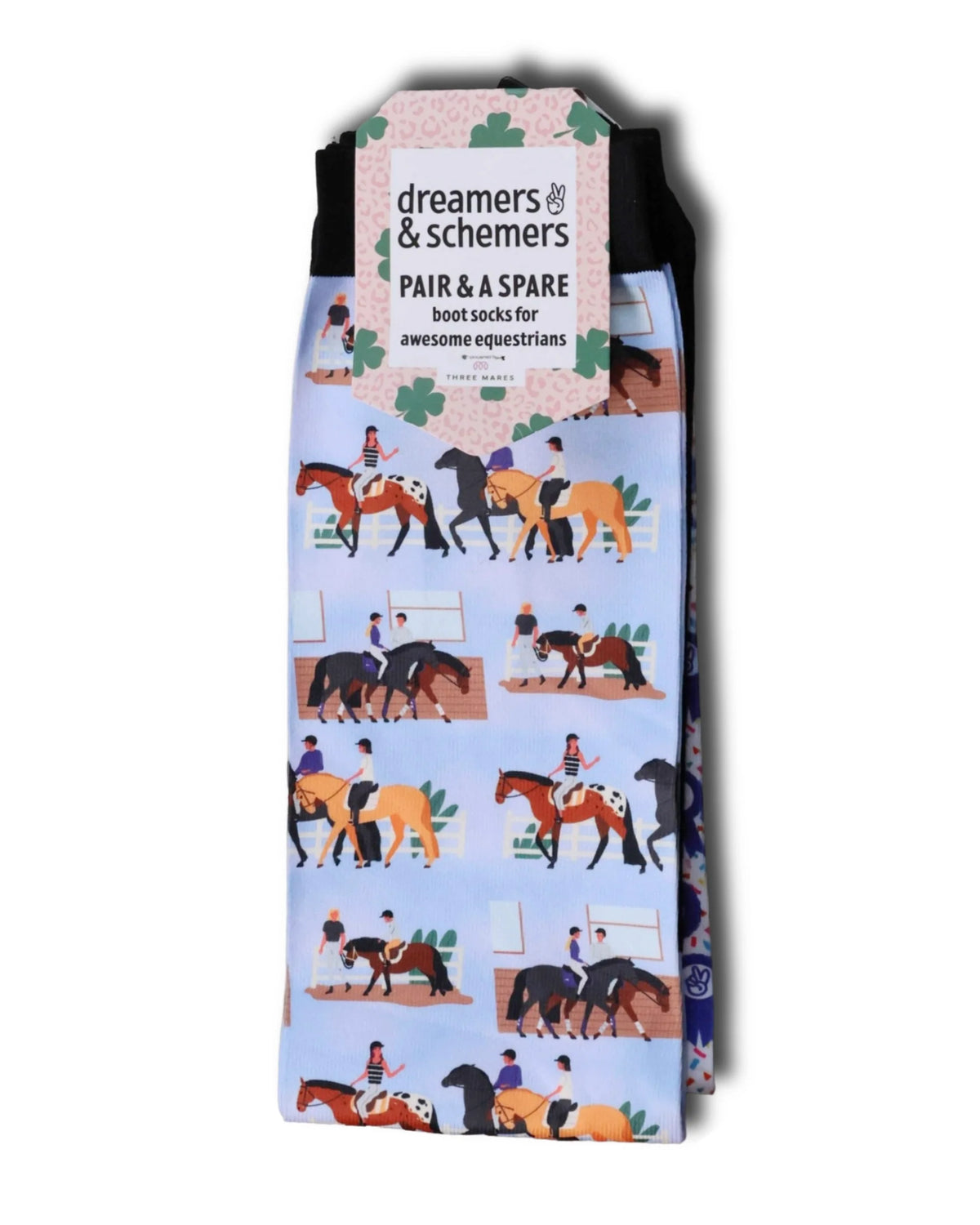 Dreamers & Schemers Pair & A Spare Socks - Yap O'Clock