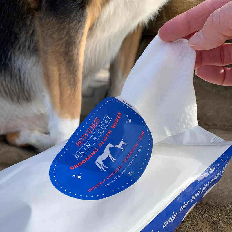 Betty's Best Skin & Coat Grooming Cloth Wipes - sku to order - 116937