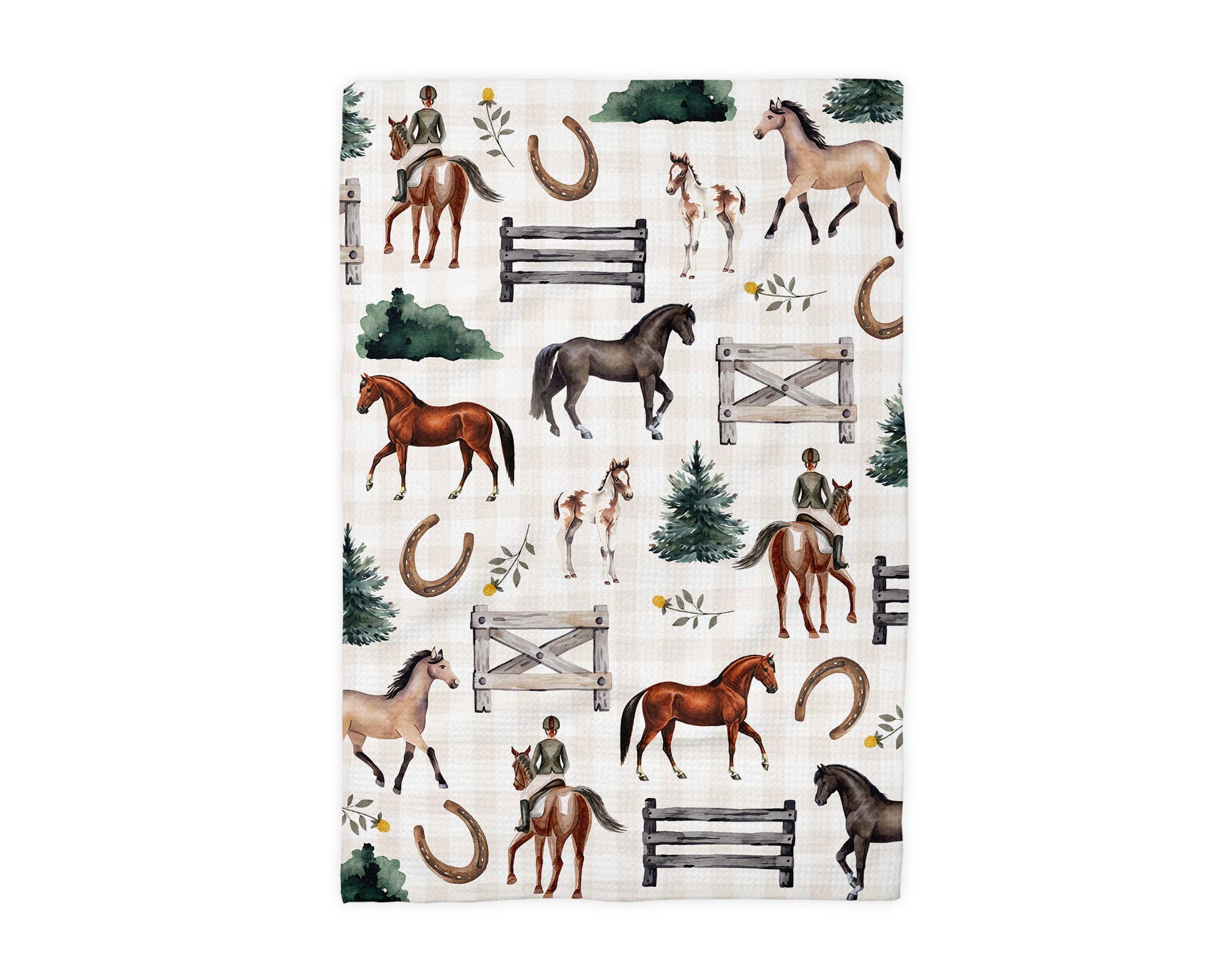 Equestrian Scene Tack / Kitchen Towel