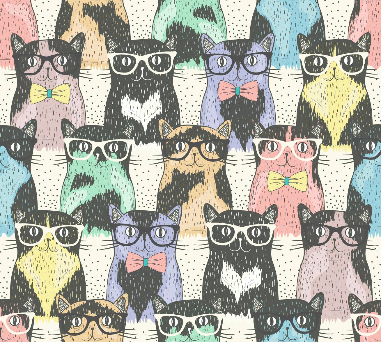 Hocsocx, Inc. - Hipster Cat Athletic Socks
