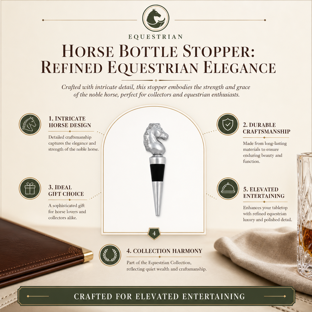 Horse Head Wine Bottle Stopper