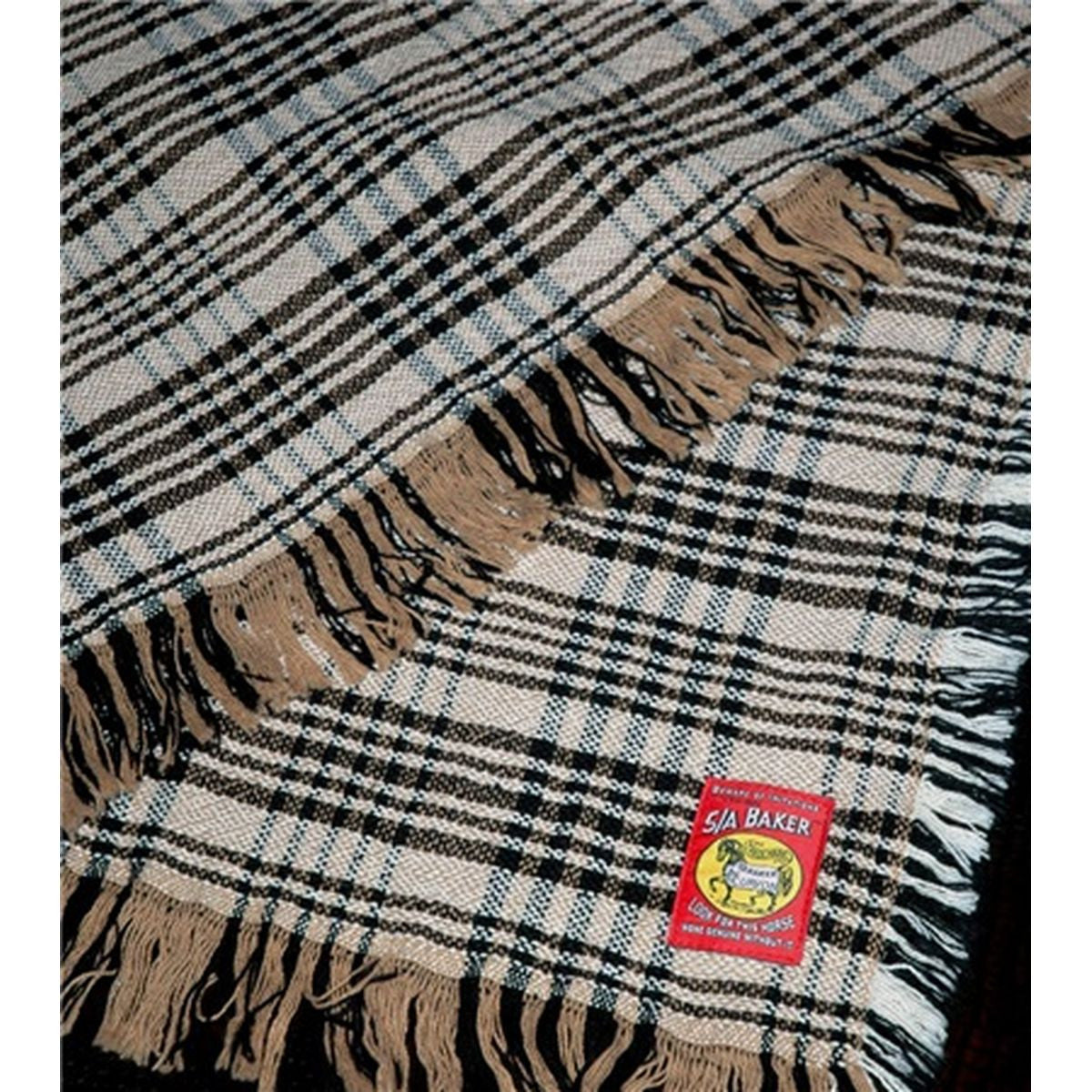 Baker Plaid Afgan Throw Blanket - sku to order - 219304