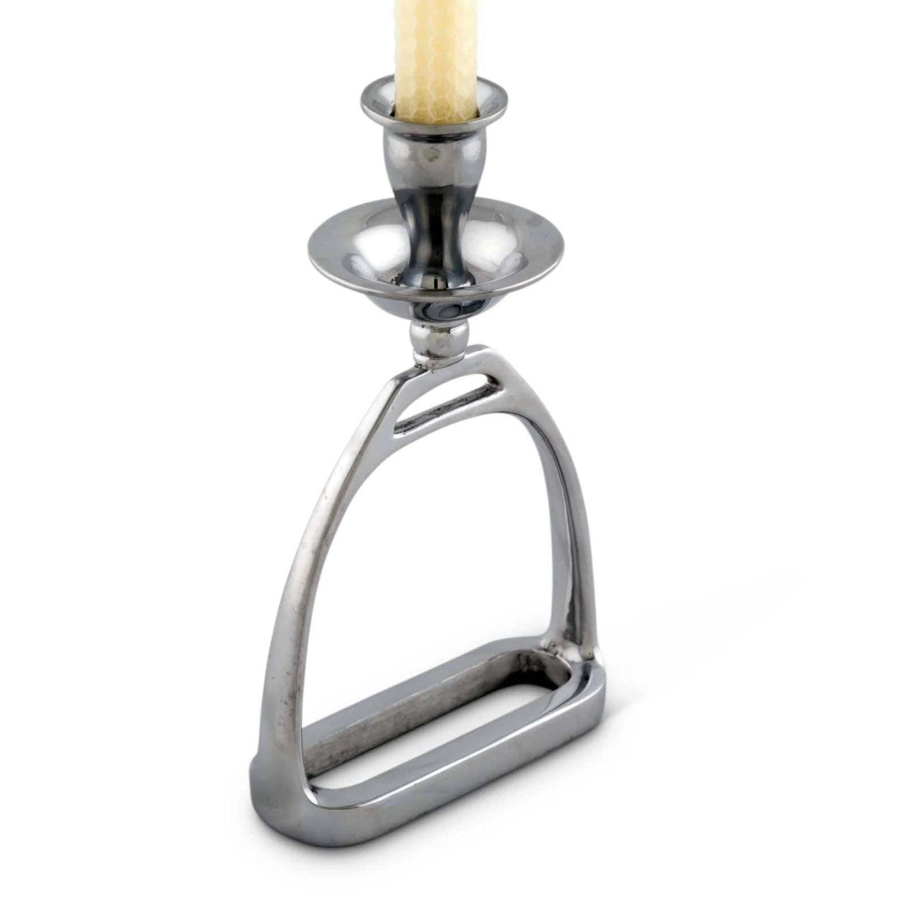 Arthur Court Equestrian Stirrup Candlestick - sku to order - 108219