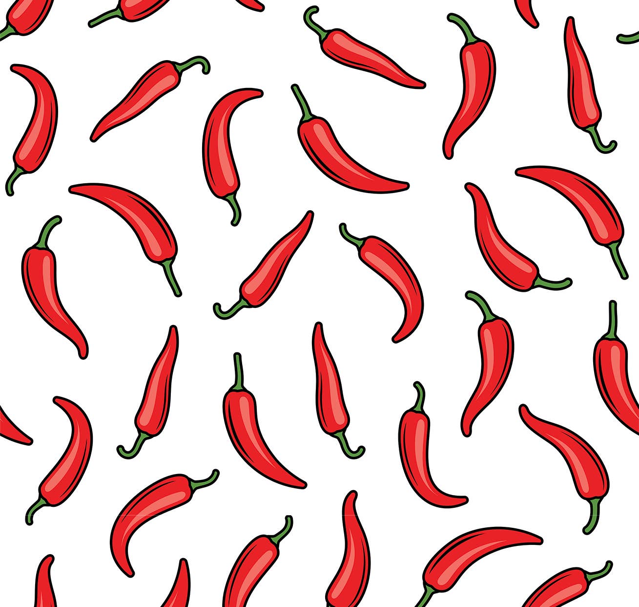 Hocsocx, Inc. - Chili Peppers Athletic Socks