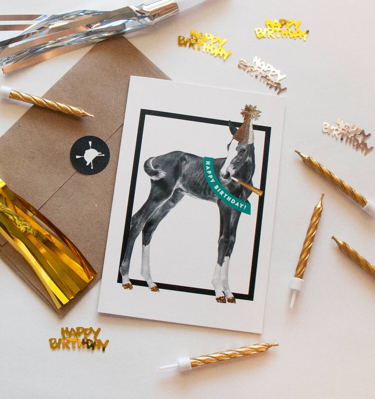 Hunt Seat Paper Co. - Happy Birthday Equestrian Horse Greeting Card