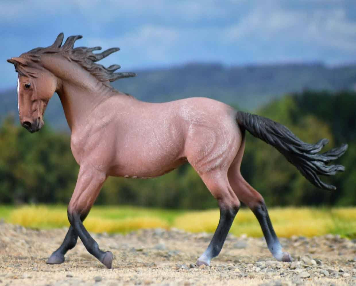 Breyer Bay Roan Mustang Mare - sku to order - 199328