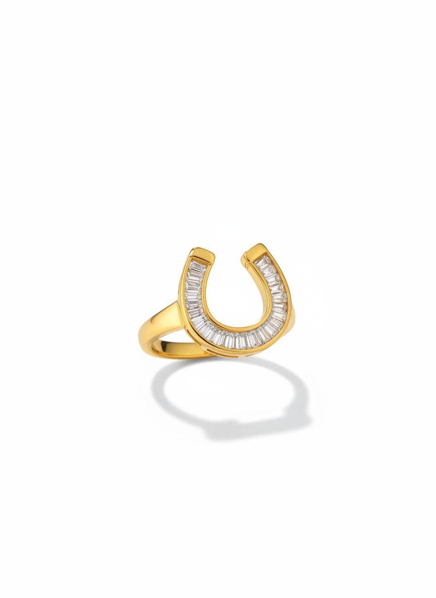 Bridle Up Hope Shop - Hope & Luck Horseshoe Ring