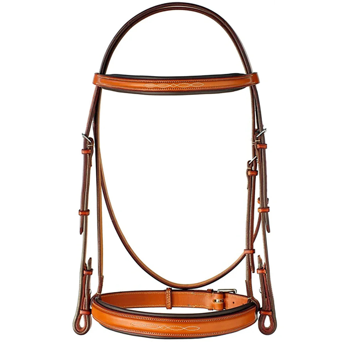 Edgewood 1" Fancy Raised Padded Bridle with Padded Crown - main