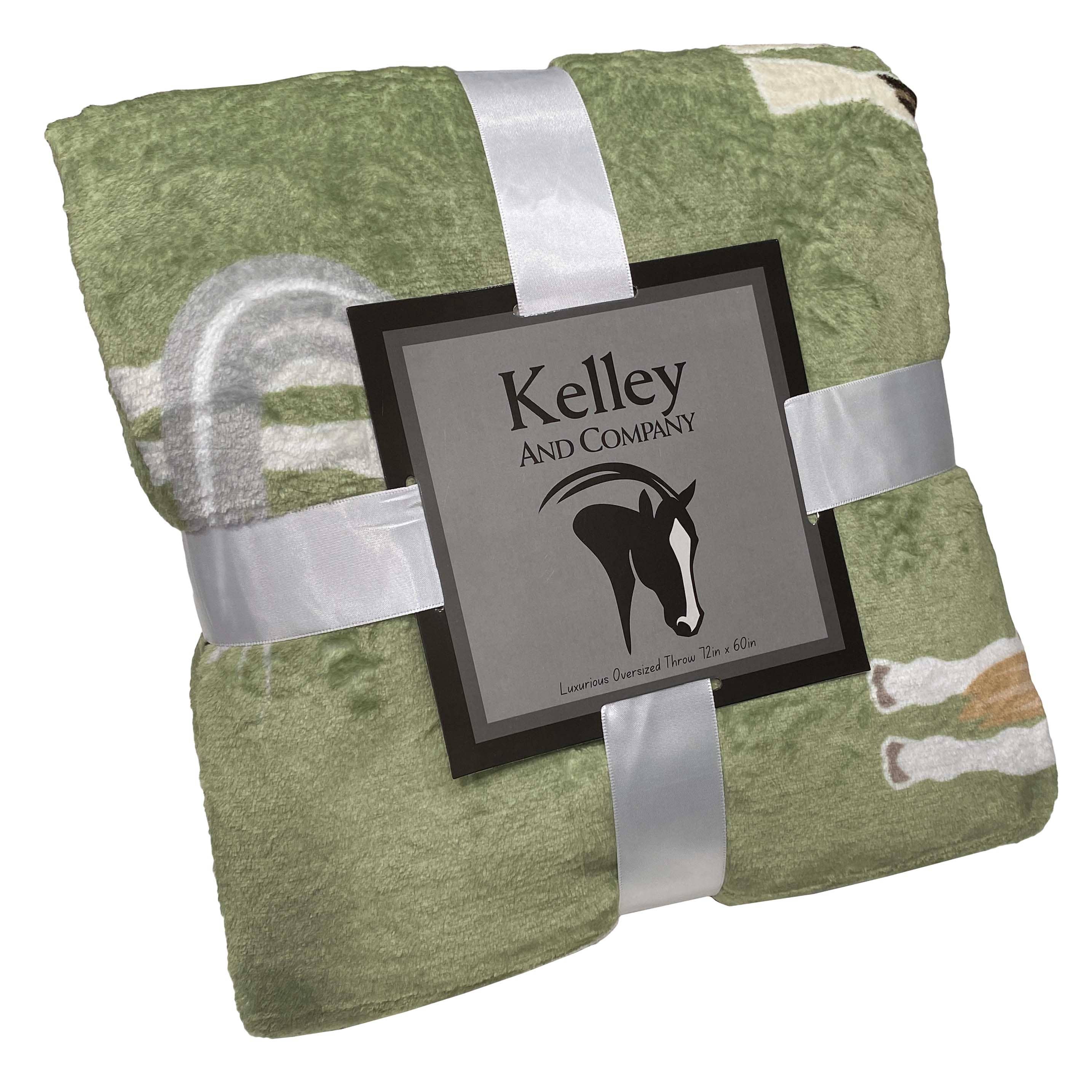 Horse Tails Plush Throw Blanket