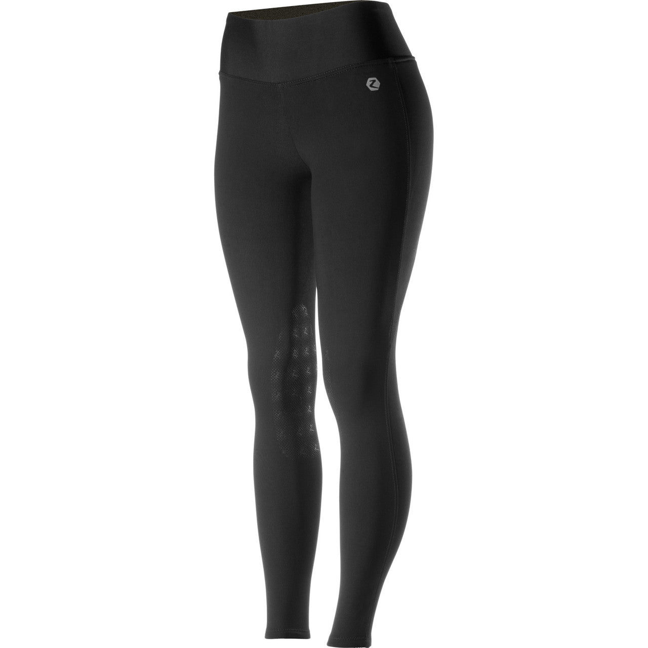 Horze Juliet Womens Hyper Flex Knee Patch Tights - supporting