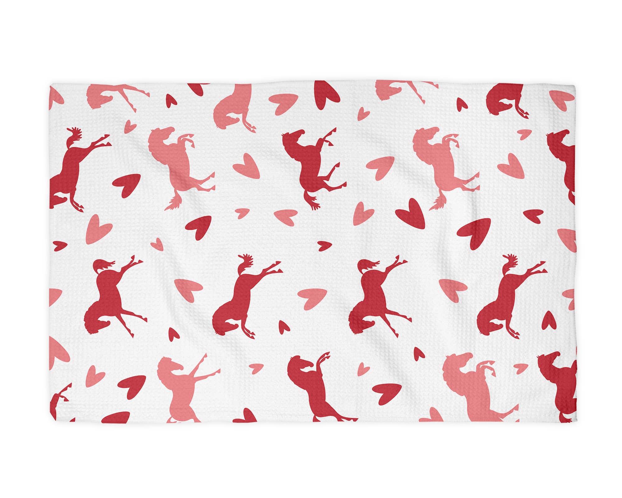 Valentine Heart Equestrian Tack or Kitchen Towel