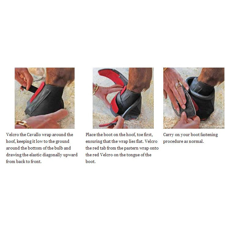 Cavallo Pastern Wraps - supporting